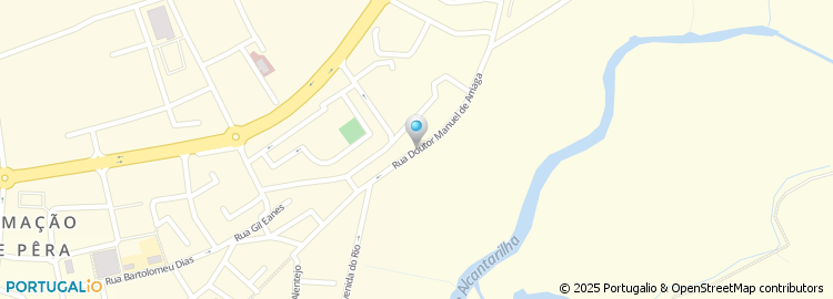 Mapa de Rua Manuel Delfino Ribeiro