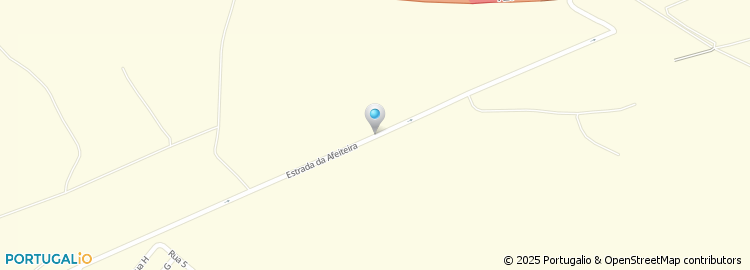 Mapa de Estrada da Afeiteira