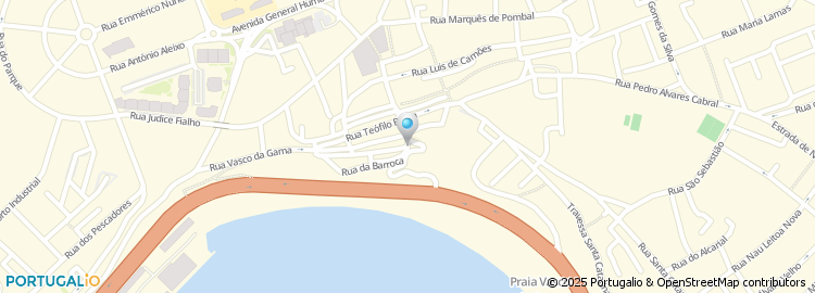 Mapa de Largo do Muro da Praia