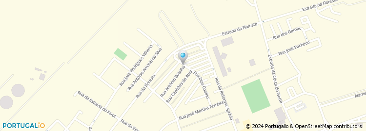 Mapa de Rua António Botelho