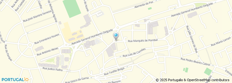 Mapa de Rua Eugénio de Paula Tavares