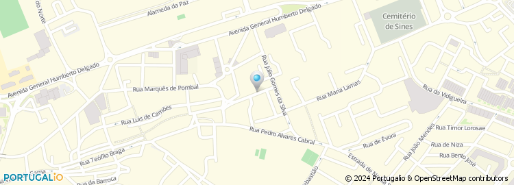 Mapa de Rua José Jacinto Virginio