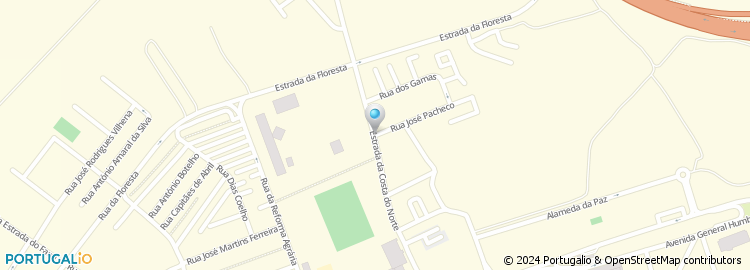 Mapa de Rua José Pacheco