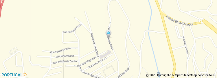 Mapa de Avenida Afonso Costa