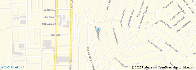 Mapa de Avenida de Angola