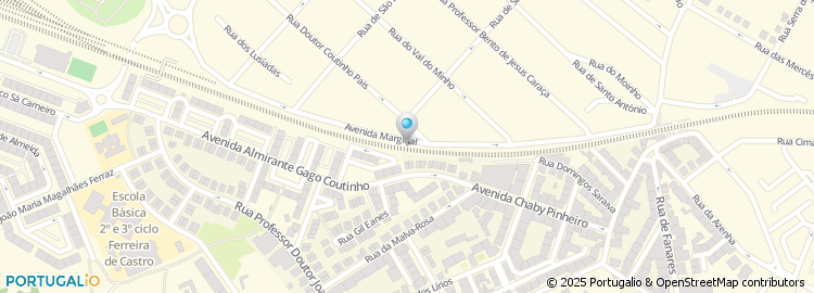 Mapa de Avenida Marginal