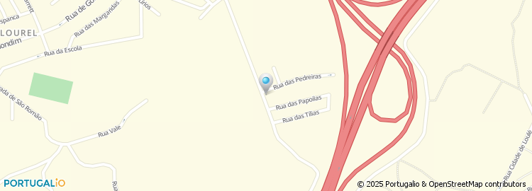 Mapa de Estrada da Cavaleira