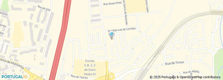Mapa de Praceta António Sérgio