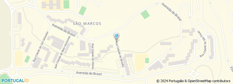 Mapa de Praceta Cidade de Brasília