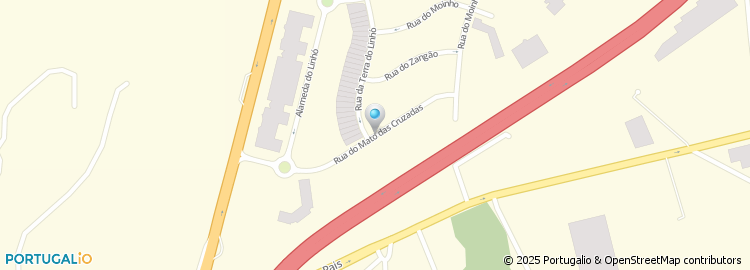 Mapa de Quinta das Cruzadas