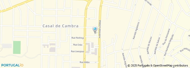 Mapa de Rua 1º de Maio