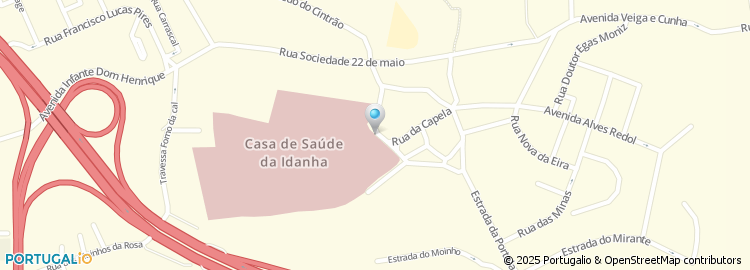 Mapa de Rua 25 de Abril