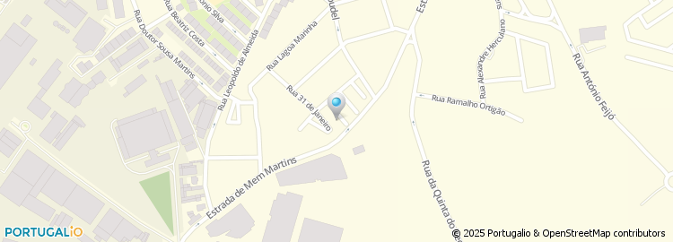 Mapa de Rua 5 de Outubro