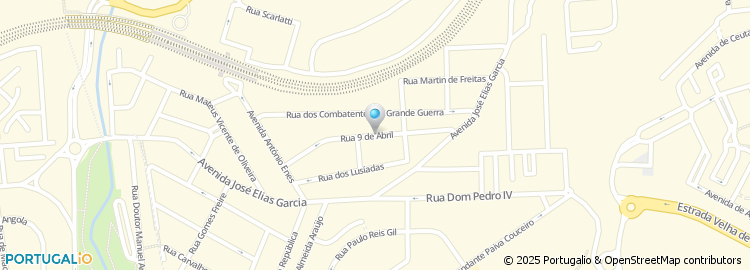 Mapa de Rua 9 de Abril