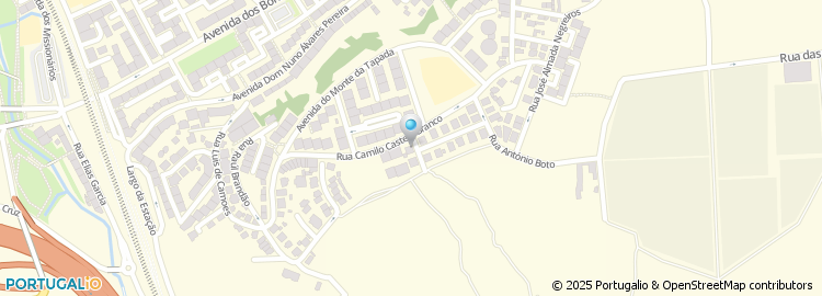 Mapa de Rua António Feliciano de Castilho
