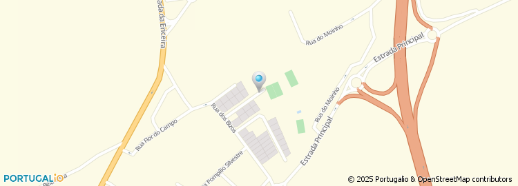 Mapa de Rua António Raio