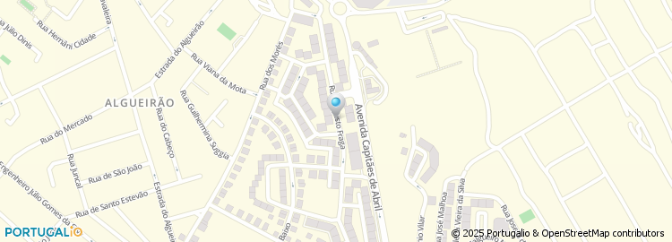 Mapa de Rua Augusto Fraga