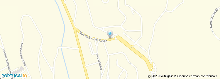 Mapa de Rua Bica da Costa