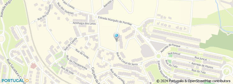 Mapa de Rua Casal da Serra