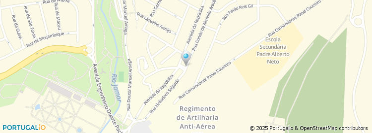 Mapa de Rua Conde de Almeida Araújo