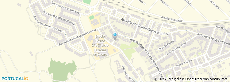 Mapa de Rua Coronel João Luís de Moura