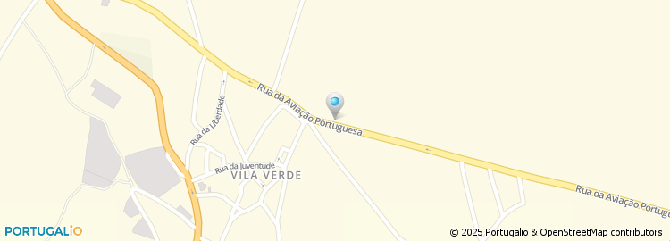 Mapa de Rua da Aviação Portuguesa