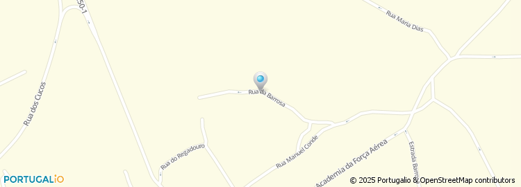 Mapa de Rua da Barrosa