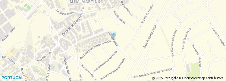 Mapa de Rua da Capela