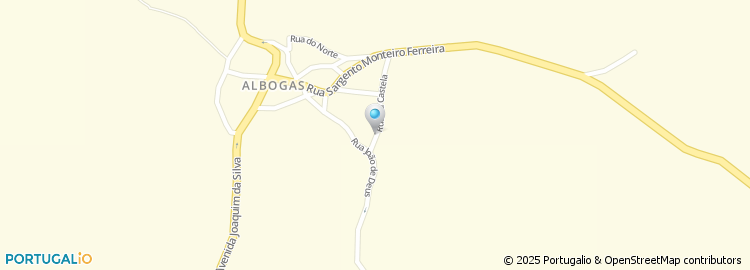 Mapa de Rua da Castela