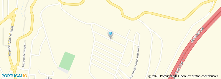 Mapa de Rua da Flor Bela