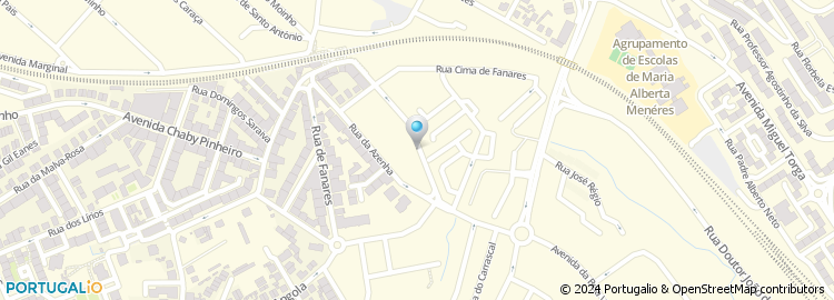 Mapa de Rua da Horta de Fanares
