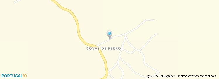 Mapa de Rua da Liga dos Amigos das Covas de Ferro