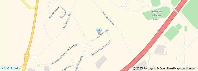 Mapa de Rua da Quinta