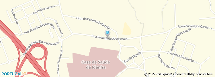 Mapa de Rua da Sociedade 22 de Maio