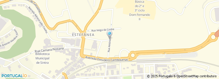 Mapa de Rua das Castanhelas