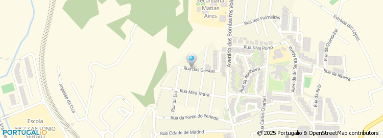 Mapa de Rua da Gruta