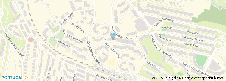 Mapa de Rua das Murtas