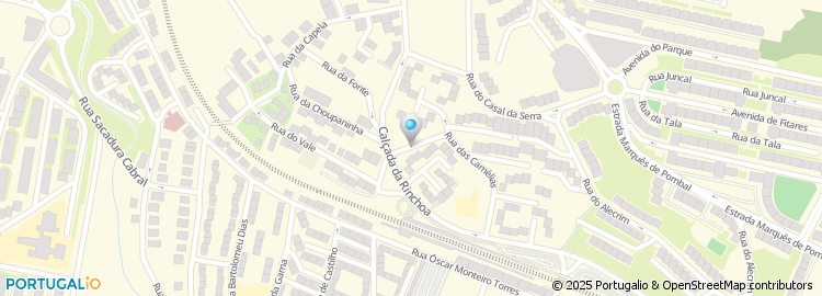 Mapa de Rua das Urzes