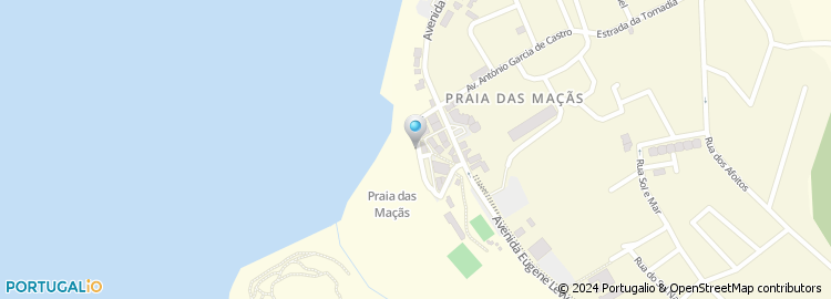 Mapa de Rua de Nossa Senhora da Praia