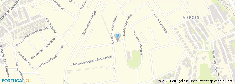 Mapa de Rua de Santo Amaro