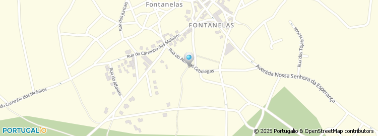 Mapa de Rua do Alto das Cebolegas