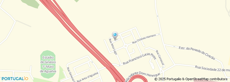 Mapa de Rua do Carrascal