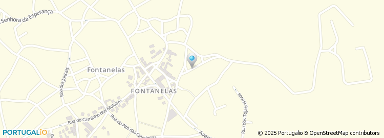Mapa de Rua do Rossio da Fonte