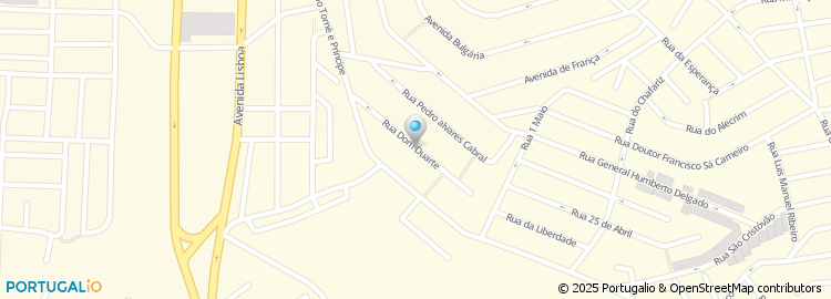 Mapa de Rua Dom Duarte