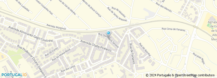 Mapa de Rua Domingos Saraiva