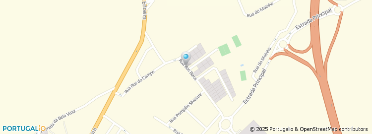 Mapa de Rua dos Bizos