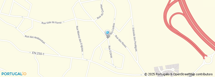 Mapa de Rua dos Cedros