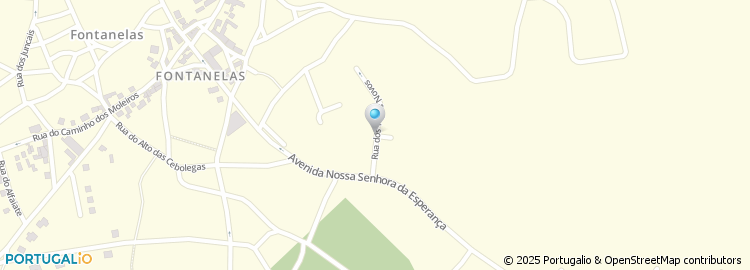 Mapa de Rua dos Tojais Novos