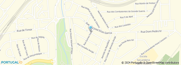 Mapa de Rua Doutor Joaquim Eleutério Gaspar Gomes