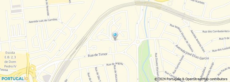 Mapa de Rua Duarte Lobo